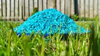 Pelleted rodenticide, Bromadiolone - the bright colors and small shape could be mistaken for candy by small children